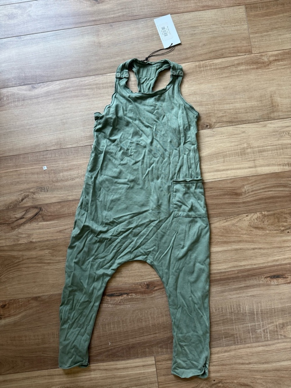 Be Mi Los Angeles Kids Olive Green Romper Size 4-5